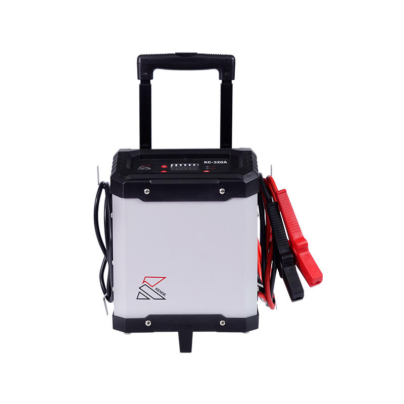 Batterieladegerät der KC-A-Serie mit Starthilfefunktion, 12/24-V-LCD-Display, maximaler Ladestrom 60 A, Startstrom 12 V 350 A, 24 V 300 A MIT 110 V oder 220 V/230 V EINGANG
